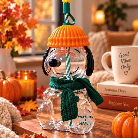 Snoopy Pup Glass Cup