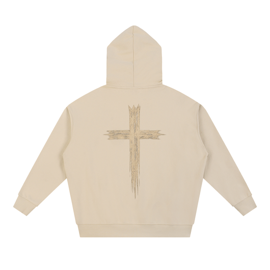 Raiza Messy Cross Heavyweight Hoodie