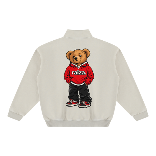 Raiza Bear Vintage Wash Fleece Sweatshirt