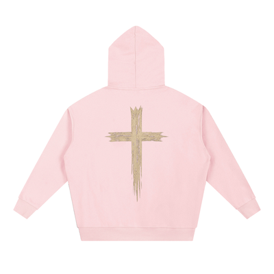 Raiza Messy Cross Heavyweight Hoodie