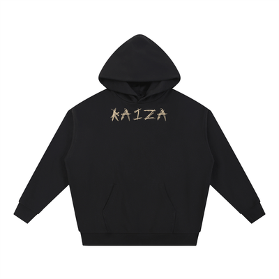 Raiza Messy Cross Heavyweight Hoodie