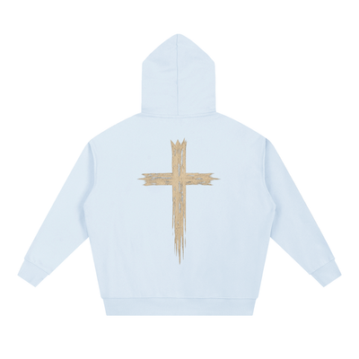 Raiza Messy Cross Heavyweight Hoodie