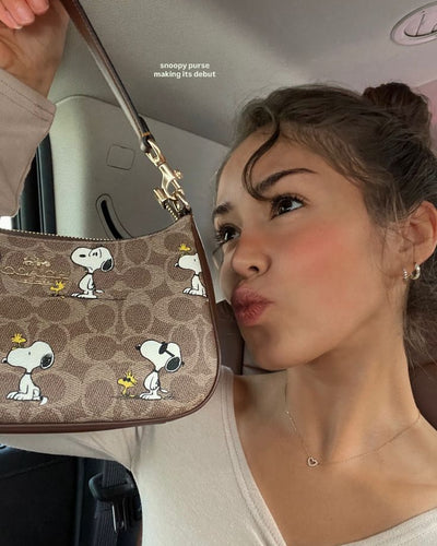 Signature Snoopy Print Teri Bag