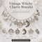 Vintage Witchy Charm Bracelet | Alternative, Magical, Spiritual Jewelery for Women