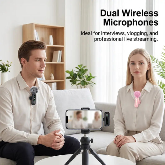 The 2 in 1 Creator Wireless Microphone Kit ™️