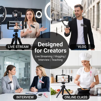 The 2 in 1 Creator Wireless Microphone Kit ™️