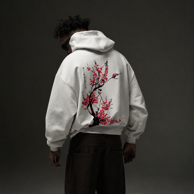 Floral Print Hoodie