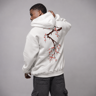 Floral Print Hoodie
