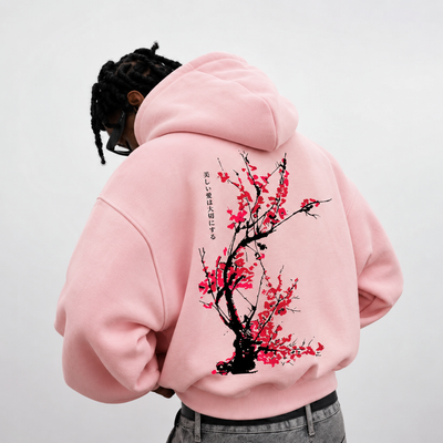 Floral Print Hoodie