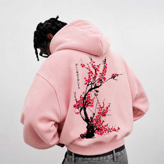 Floral Print Hoodie
