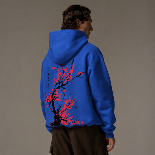 Floral Print Hoodie
