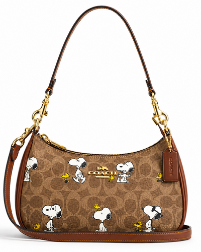 Signature Snoopy Print Teri Bag