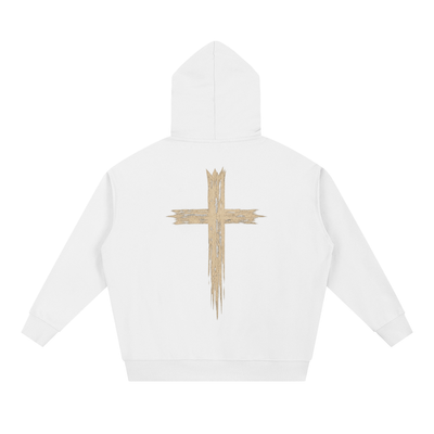 Raiza Messy Cross Heavyweight Hoodie