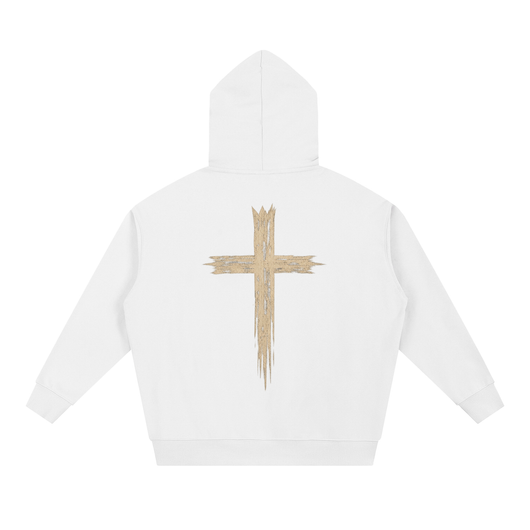 Raiza Messy Cross Heavyweight Hoodie