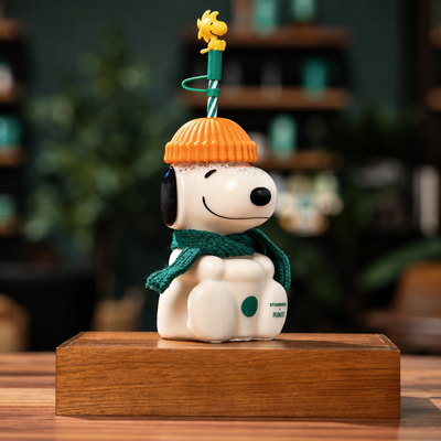 Snoopy Pup Glass Cup