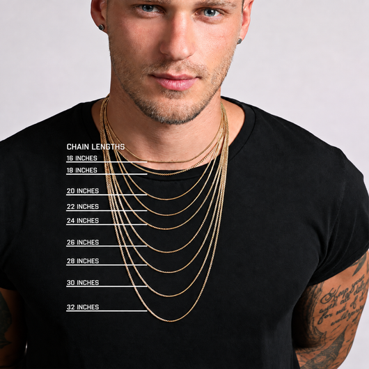 2 Piece Silver Cuban Chain