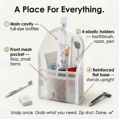 The See-Everything Organiser Pouch™