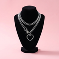 Clasp Heart Slip Chain